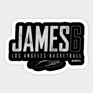 LeBron James 6 Los Angeles L Elite Sticker